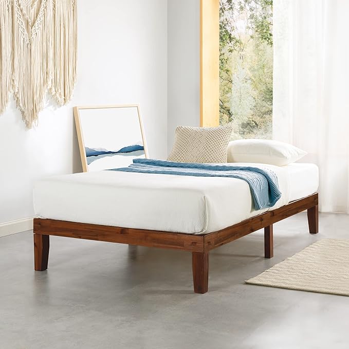 Mellow Naturalista Classic 12 Inch Solid Wood Platform Bed by MELLOW