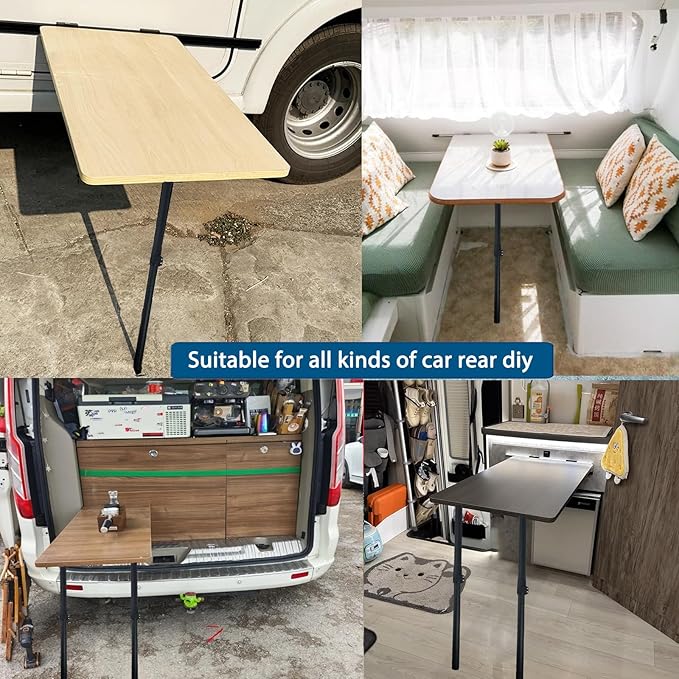 Benbuoo Foldable Aluminum Alloy Table Legs, 22-34" Adjustable Height, DIY - Image 3