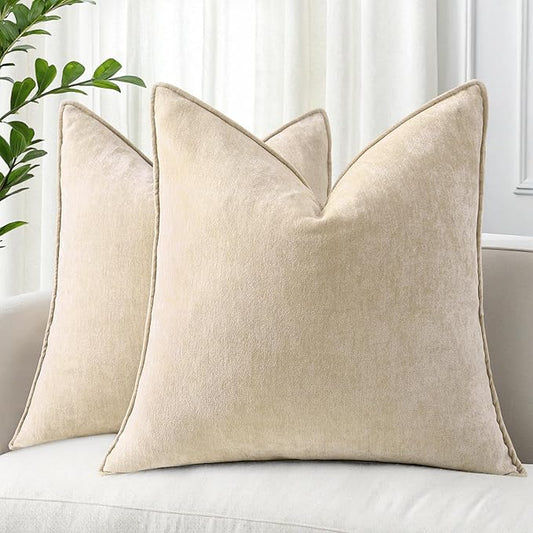 decorUhome Summer Couch Throw Pillow Covers 18x18 Set of 2, Decorative Soft by decorUhome