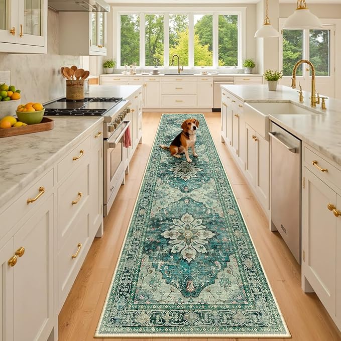 RELEANY Area Rugs 3'x10' Runner Rug Non Slip Washable by RELEANY