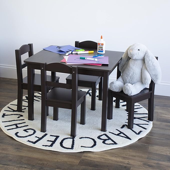 Humble Crew Kids Table and Chair Set, Toddler Activity Table - Image 2
