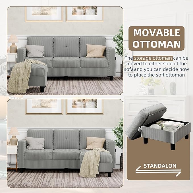 Convertible Sectional Sofa - Image 6
