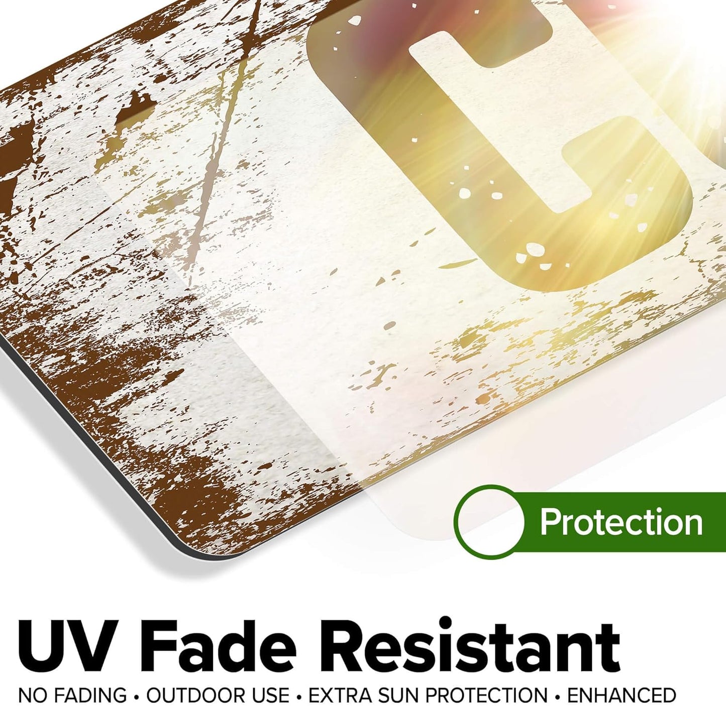 Custom Sign, Custom Street Sign, 11 Font Colors, 13 Font Styles, 4 Hole Options, 22 Sizes, 6x36 Inches, Rust Free DiBound, Fade Resistant, Made in USA by My Sign Center (Rustic)