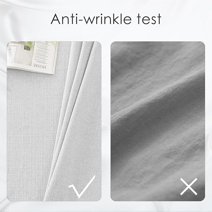 BALCONY & FALCON Rectangle Tablecloth Washable Wrinkle Resistant and Water - Image 4