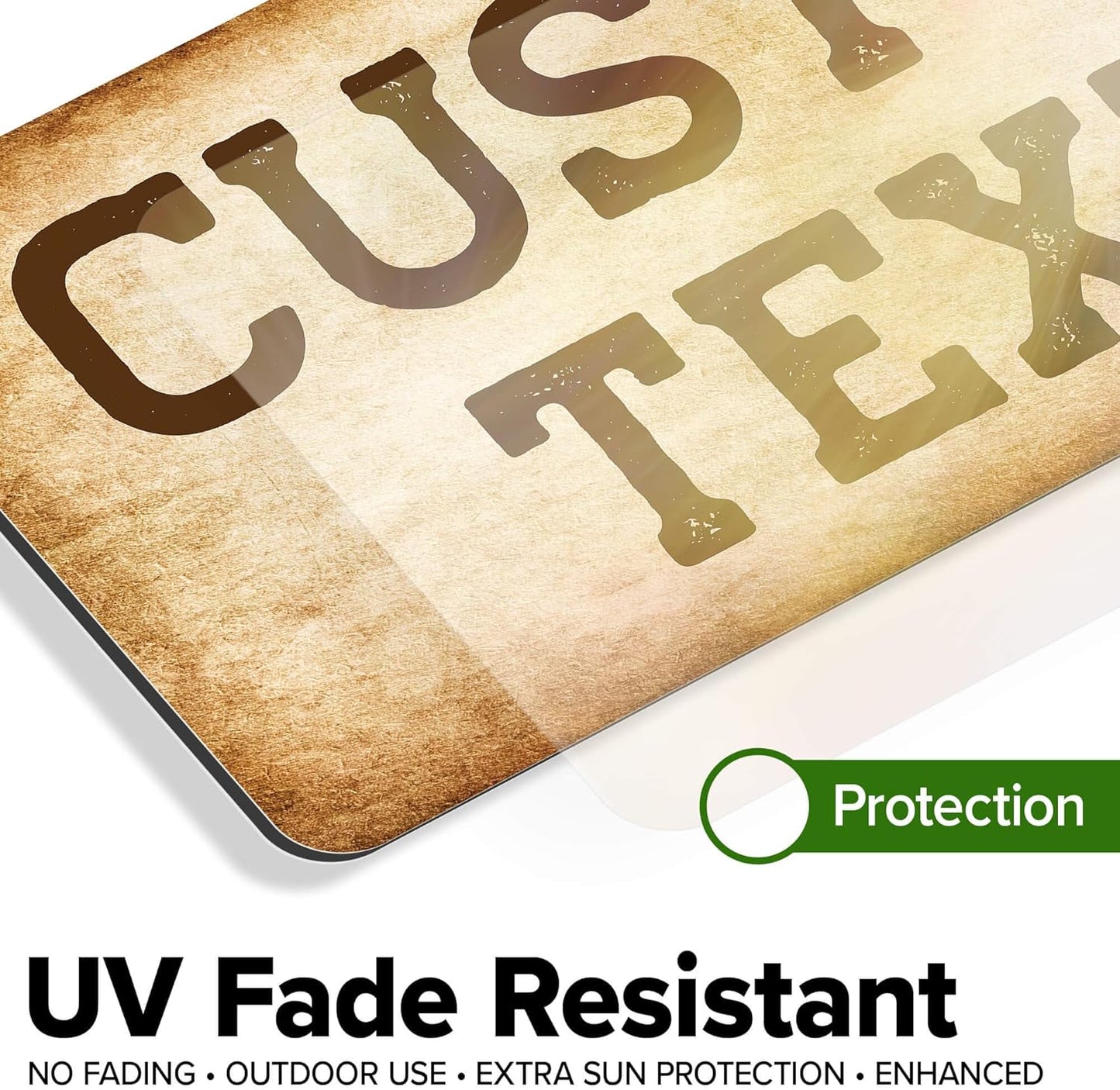 Custom Sign, Custom Street Sign, 11 Font Colors, 13 Font Styles, 4 Hole Options, 22 Sizes, 6x12 Inches, Rust Free DiBound, Fade Resistant, Made in USA by My Sign Center (Vintage)