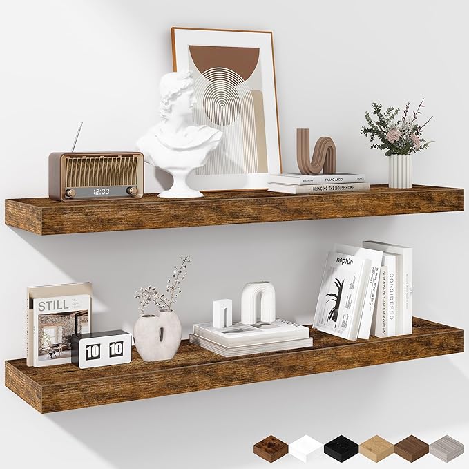 Fun Memories 36 Inch Floating Shelves by FunMemories