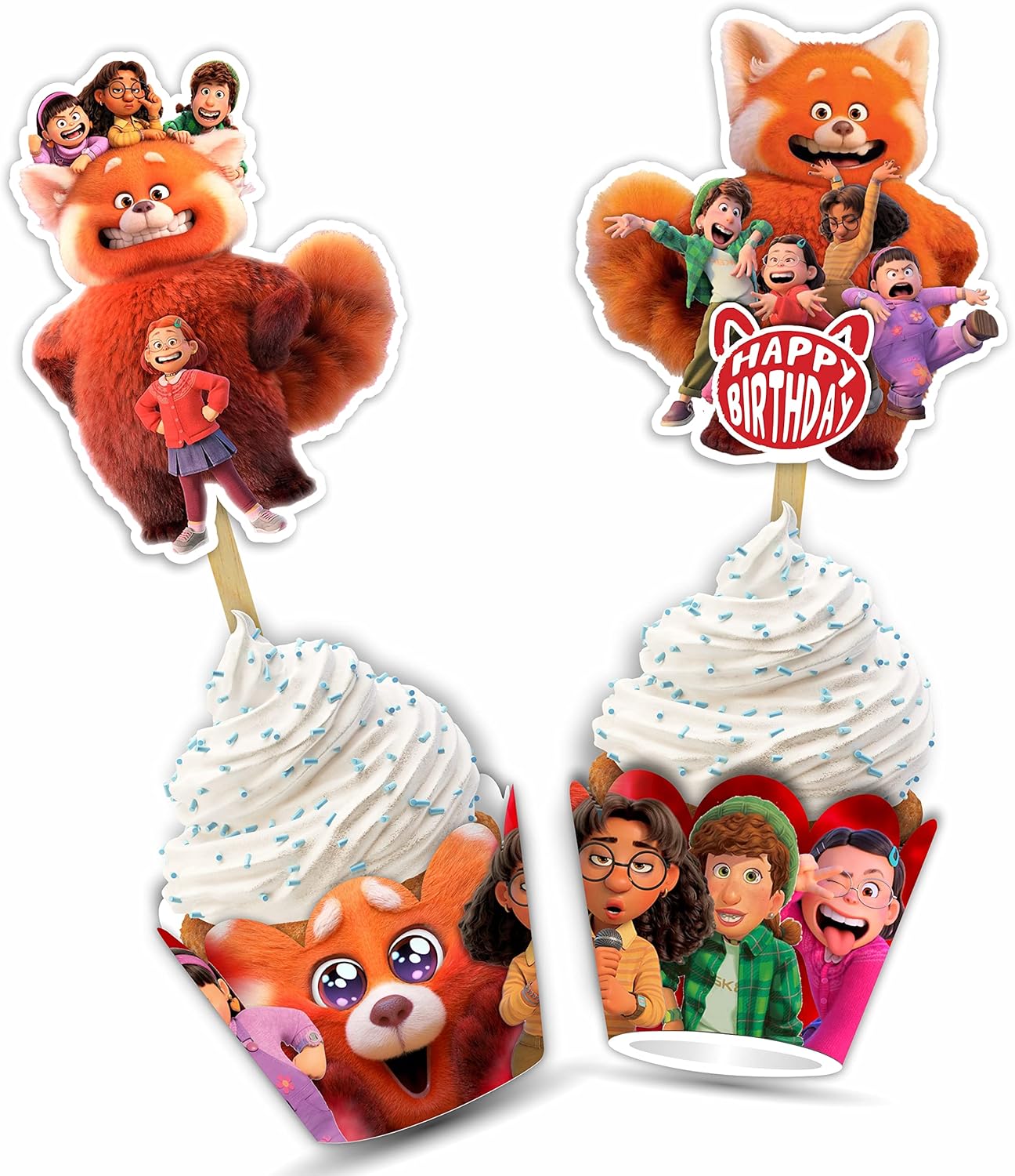 Seyal® Trning Red Cupcake Wrapper