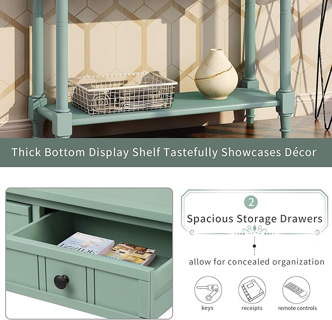 Harper & Bright Designs TREXM Daisy Series Console Table Traditional Design - Image 5