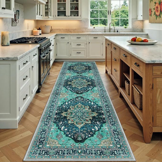 RELEANY Area Rugs 3'x9' Runner Rug Non Slip Washable by RELEANY