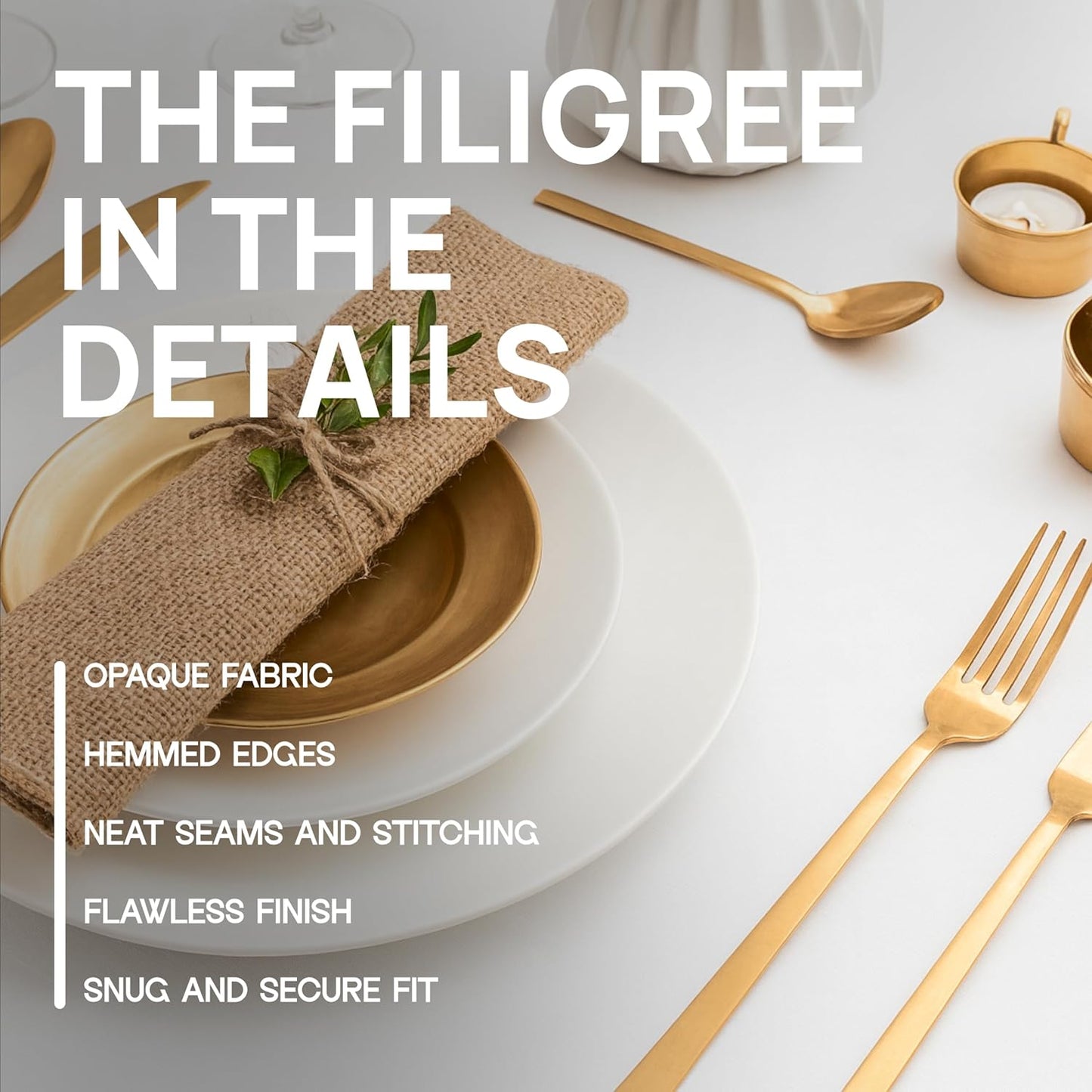 Stretch Spandex Table Covers 8FT, Pack of 2 Fitted Tablecloths for Rectangle Tables, Stretchy Wrinkle Resistant Folding Table Cover, White