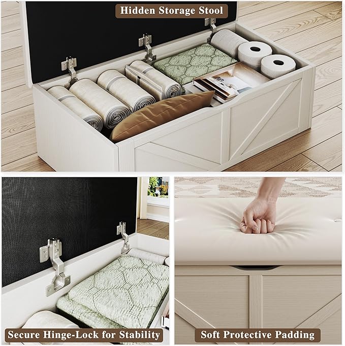 HUAHUU Coffee Table, 31.5 Lift Top Coffee Tables - Image 4