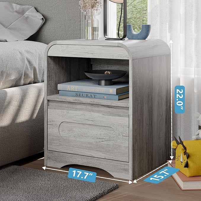5 Piece Bedroom Sets, Modern Dresser and Nightstand Sets & Bookshelf - Image 9