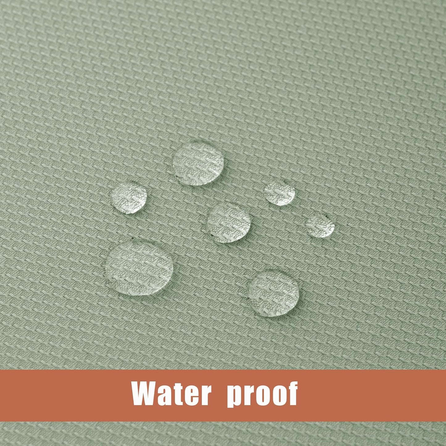 Fitable Textured Table Cloth for Rectangle, 2 Pack - 52 x 70 inch, Sage Green - Waterproof Heavy Duty Fabric Tablecloth for Dinner Party Banquet Event