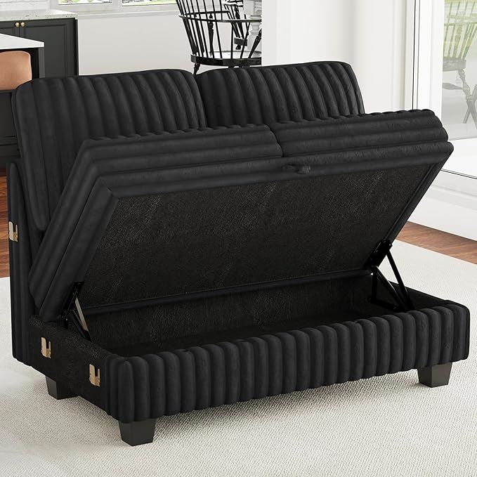 Belffin Corduroy Fabric Loveseat Module - Image 3