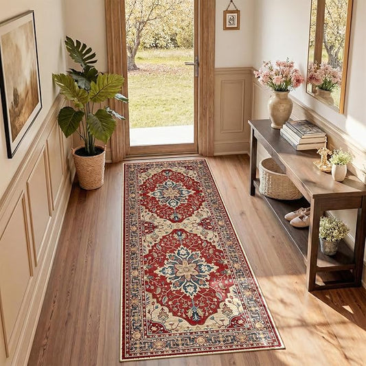 RELEANY Area Rugs 2'x6' Runner Rug Non Slip Washable by RELEANY
