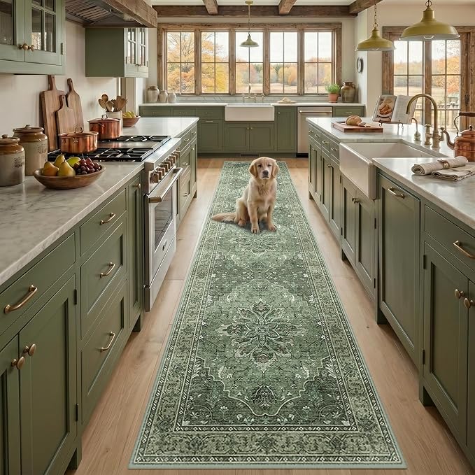 RELEANY Area Rugs 2'x10' Runner Rug Non Slip Washable by RELEANY