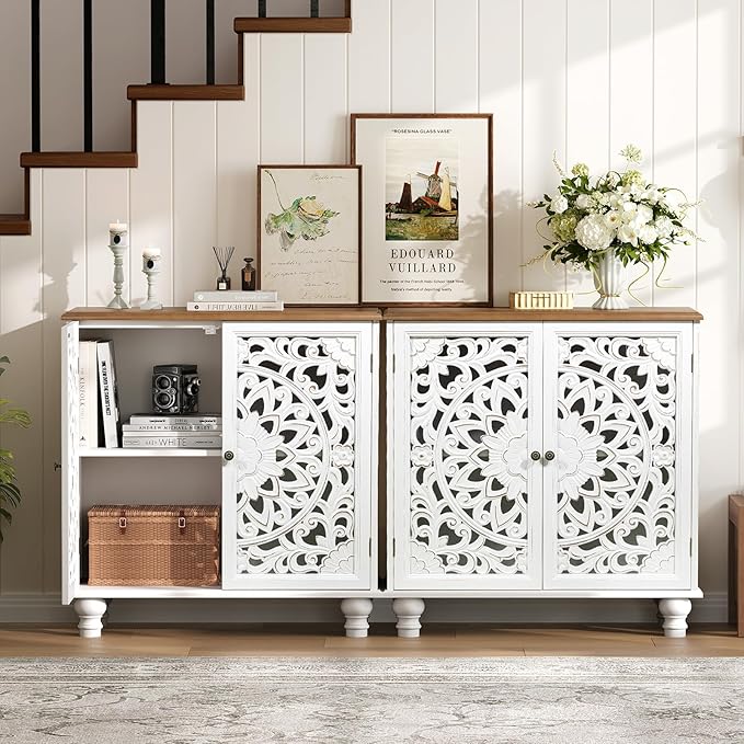 JOINICE White Accent Cabinet - Image 6