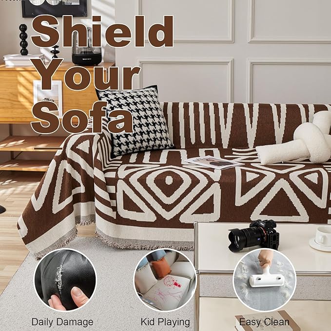 VClife Bohemian Sofa Cover, Pet Loveseat Cover - Image 5