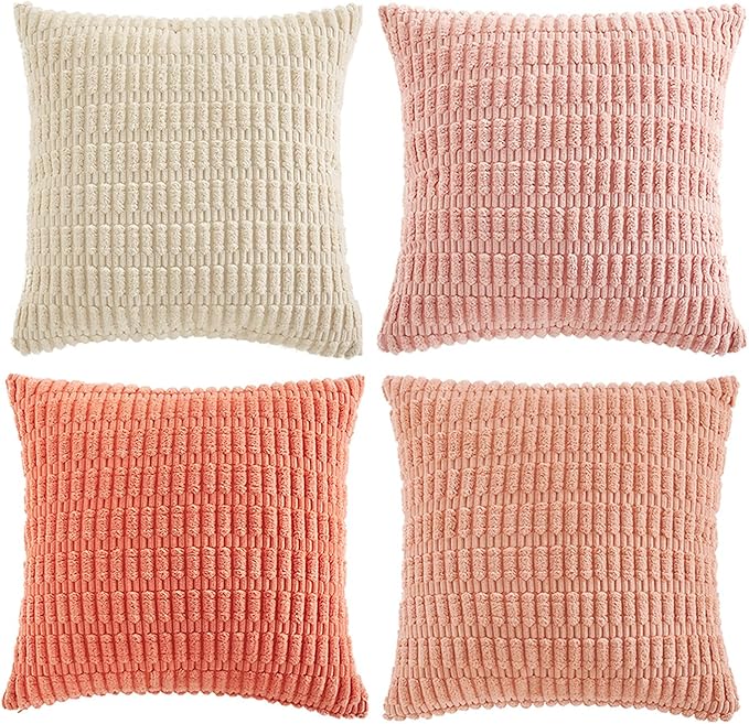 Fancy Homi 4 Packs Decorative Throw Pillow Covers - Image 9