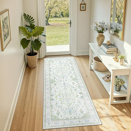 RELEANY Area Rugs 2'x6' Runner Rug Non Slip Washable by RELEANY
