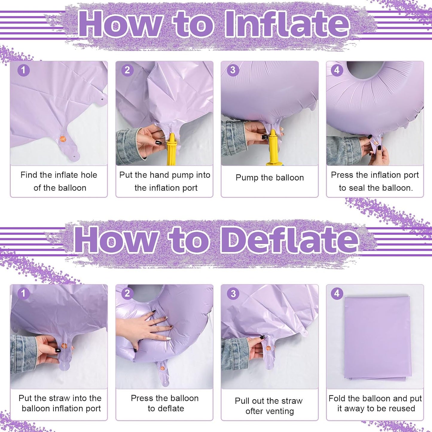 Number Balloons 13 Pastel Purple, 40 Inch Lavender Mylar Foil Number 1 & 3 Balloons for Girls 13th Birthday Balloons, Large Light Purple Helium 13 Balloons for Women 13th Anniversary Party Decorations