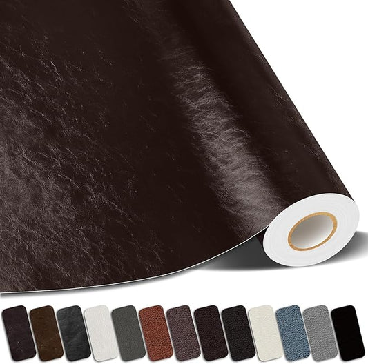 Kangshoon Leather Repair Patches, 17X158 Inch Self-Adhesive Leather Repair Tape by GiveYourFurnitureaNewLife