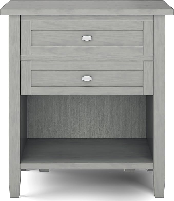 SIMPLIHOME Warm Shaker Bedside Table - Image 5