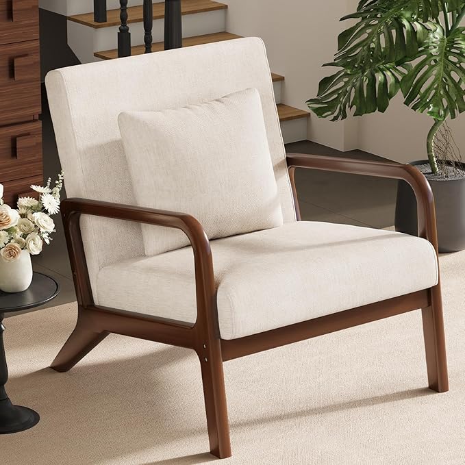 ELUCHANG Mid-Century Modern Chair, Accent Chair by ELUCHANG