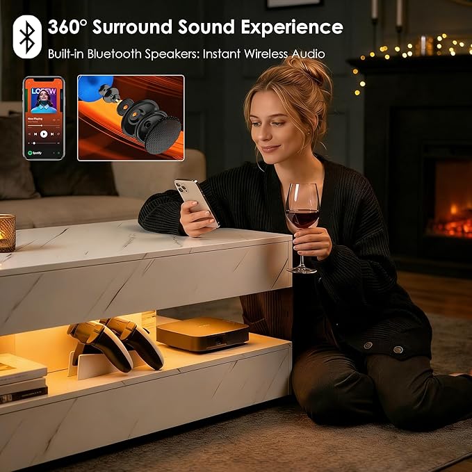 47.2" LED Smart Coffee Table - Image 3