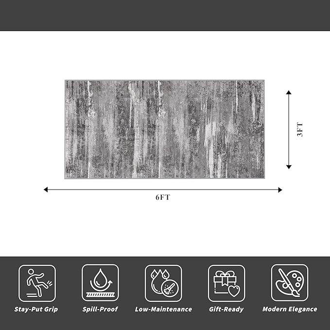 YOUFORTONG Washable Runner Rugs 3x6 - Image 2