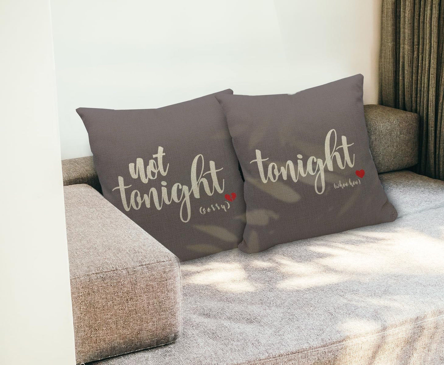 Bridal Shower Reversible Black Soft Pillow Cover, Wedding Anniversary Bridal Shower Gifts, Gift for Couples, Anniversary, Wedding, Engagement, 18 x 18 Inch Cushion Case for Bed Room Home Decor (gray)