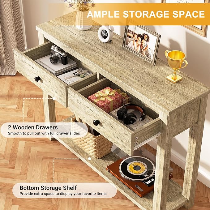 Homieasy Farmhouse Console Table - Image 5