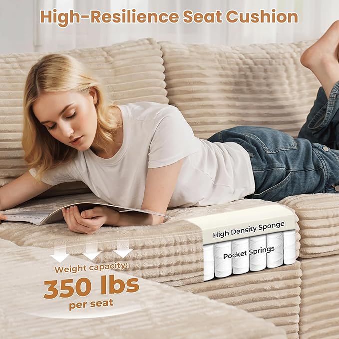 ovios 32.7 inches Armrest Seat Module - Image 5