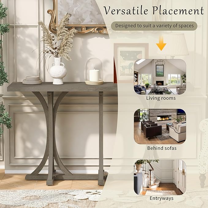 59.8'' Wooden Console Table - Image 7