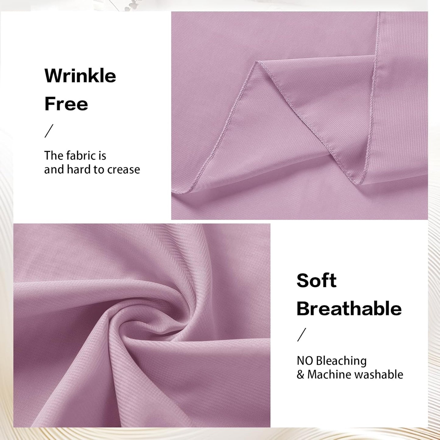 VOK Wedding Arch Draping Fabric Chiffon Fabric, 29in x 18Ft Sheer Chiffon Outdoor Curtain for Wedding Ceremony Birthday Party Decoration (Dusty Rose,1 Panel)