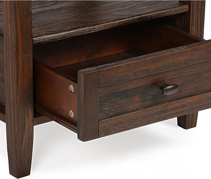 SIMPLIHOME Warm Shaker Solid Wood 20 inch Wide Transitional-Style End Tables in - Image 6