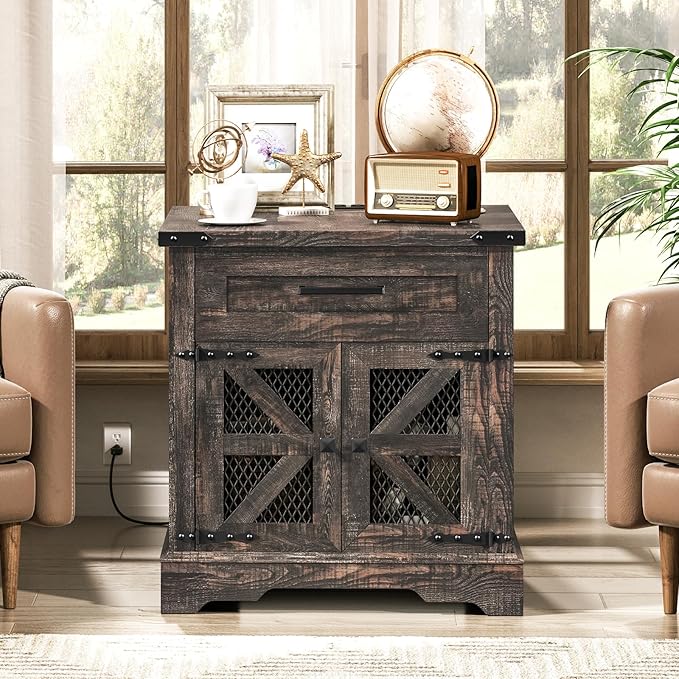 RALGEND Farmhouse End Table - Image 8