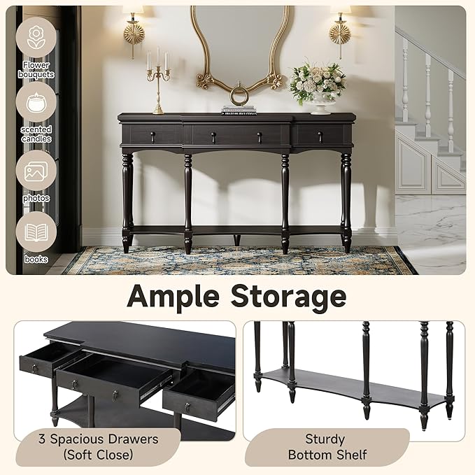 Traditional Retro Console Table - Image 6