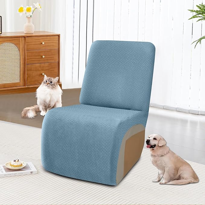 ALIECOM 100% Waterproof Recliner Sectional Couch Covers L Shape Stretch Corner - Image 2