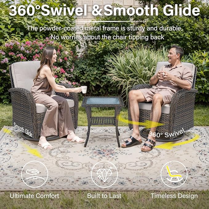 Belord 8 Piece Patio Furniture Set - Image 4