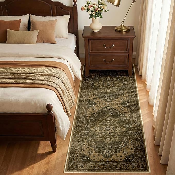 RELEANY Area Rugs 2'x6' Runner Rug Non Slip Washable - Image 3