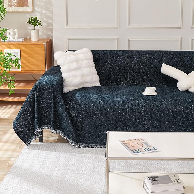 VClife Couch Cover for Sofa, Soft Washable Chenille Couch Covers for 2 Cushion - Image 9