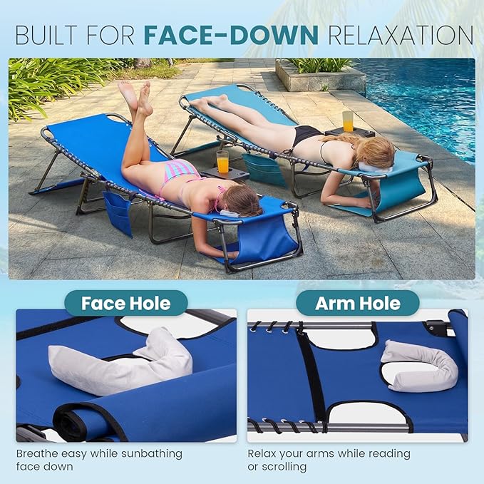 FUNDANGO Heavy Duty Tanning Chair - Image 4