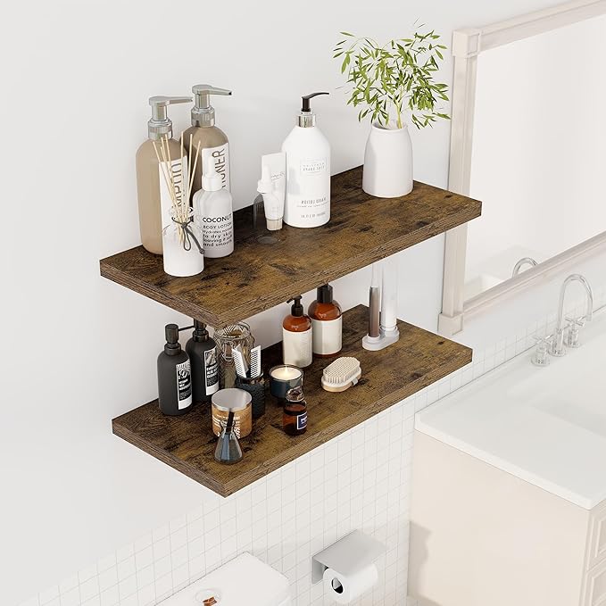 Dreamland 30" Floating Shelves for Wall, Wall-Mounted Shelves for Bedroom - Image 7