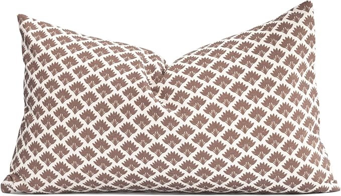 Crumbs Home Modern Farmhouse Fall Linen Indoor Outdoor Lumbar Pillow Cover Only by CRUMBSHOME