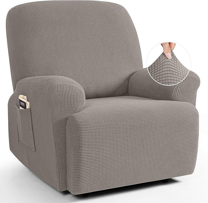TAOCOCO Oversized Recliner Chair Covers, 1 Seater Streach Recliner Covers Soft by TAOCOCO