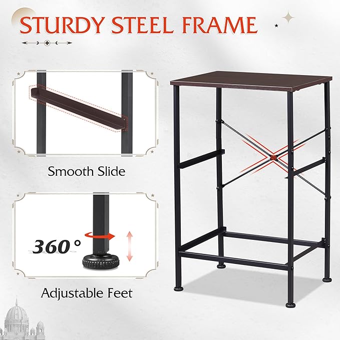 WLIVE Night Stand Set 2, Dresser and Nightstand Sets, Nightstands - Image 7