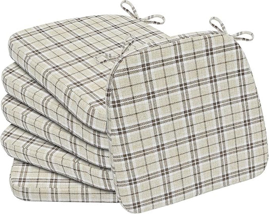 AAAAAcessories D-Shaped Chair Cushions, Machine-Washable Cover by AAAAAcessories