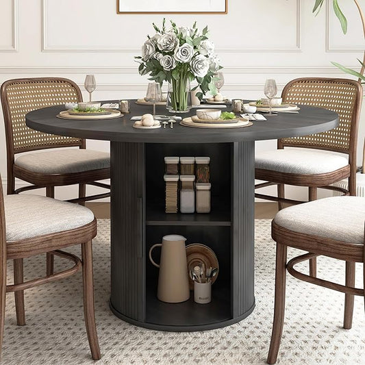 weselon 47 inch Round Dining Table by WelcometoFurnitureSalon