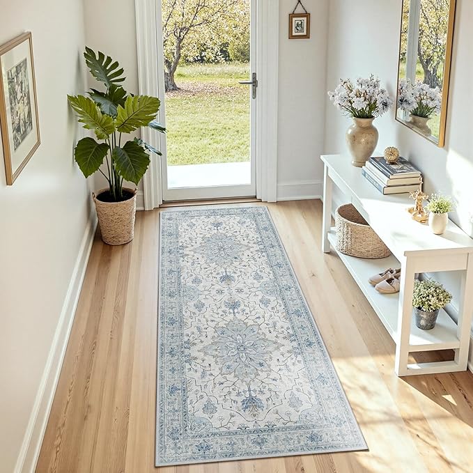 RELEANY Area Rugs 2'x5' Runner Rug Non Slip Washable by RELEANY